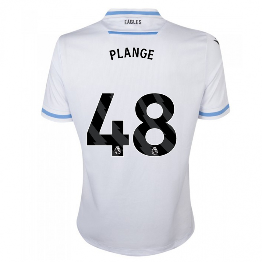 Niño Fútbol Camiseta Luke Plange #48 Blanco 2ª Equipación 2023/24