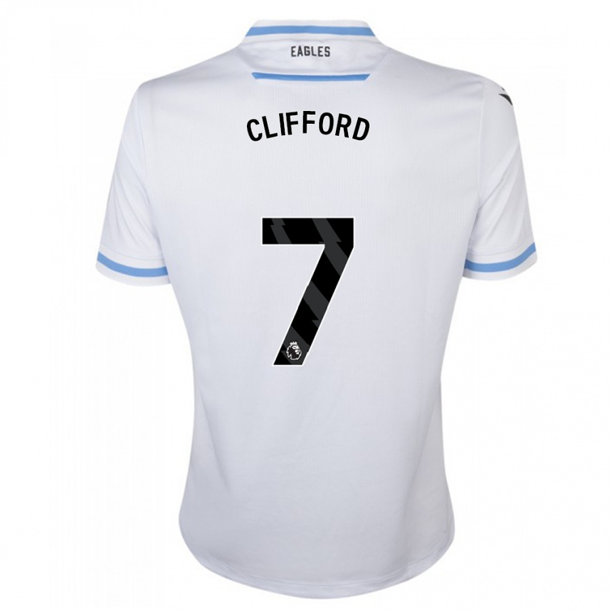 Niño Fútbol Camiseta Charley Clifford #7 Blanco 2ª Equipación 2023/24