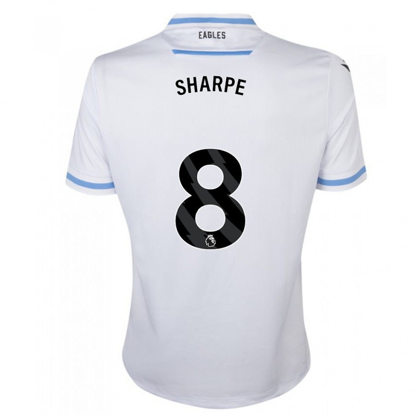 Niño Fútbol Camiseta Molly-Mae Sharpe #8 Blanco 2ª Equipación 2023/24