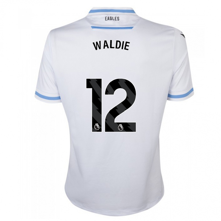 Niño Fútbol Camiseta Lizzie Waldie #12 Blanco 2ª Equipación 2023/24