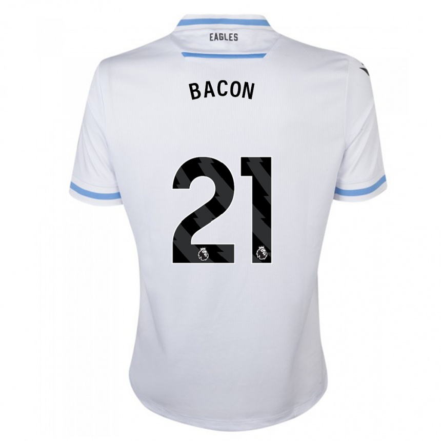 Niño Fútbol Camiseta Skye Bacon #21 Blanco 2ª Equipación 2023/24