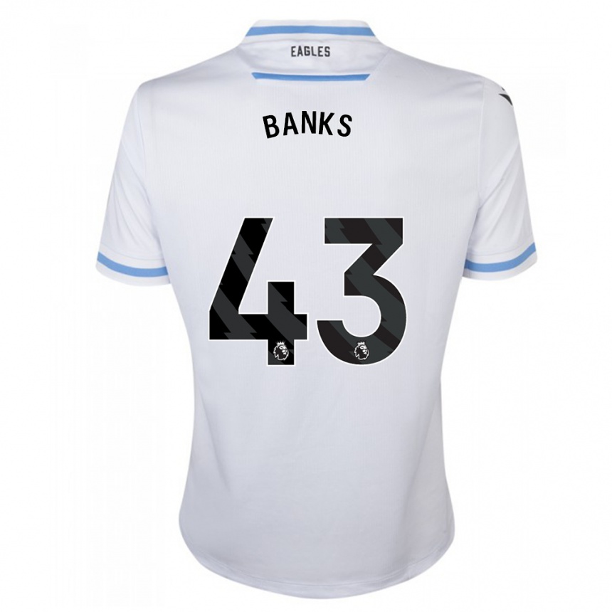 Niño Fútbol Camiseta Scott Banks #43 Blanco 2ª Equipación 2023/24