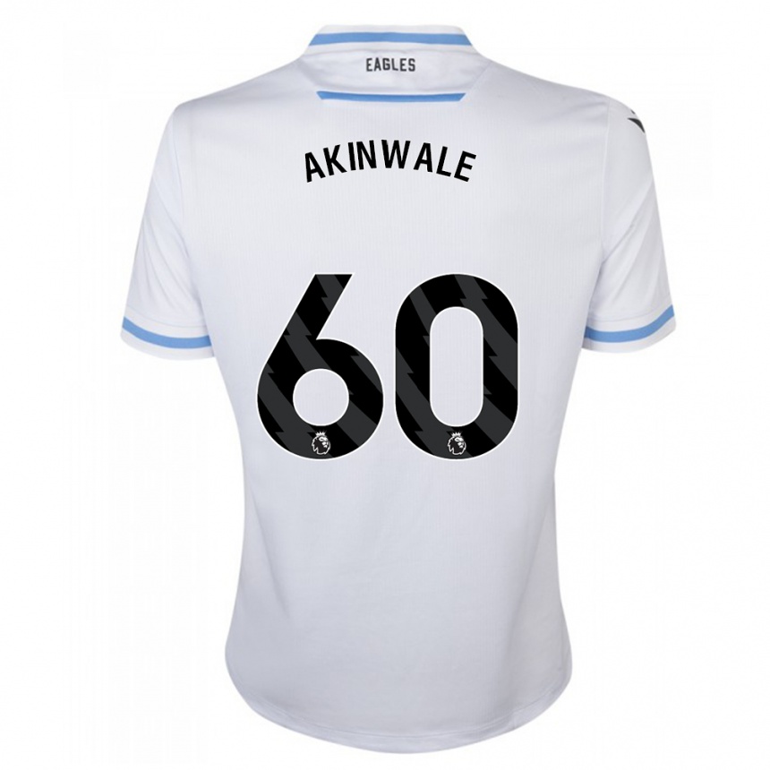 Niño Fútbol Camiseta Victor Akinwale #60 Blanco 2ª Equipación 2023/24