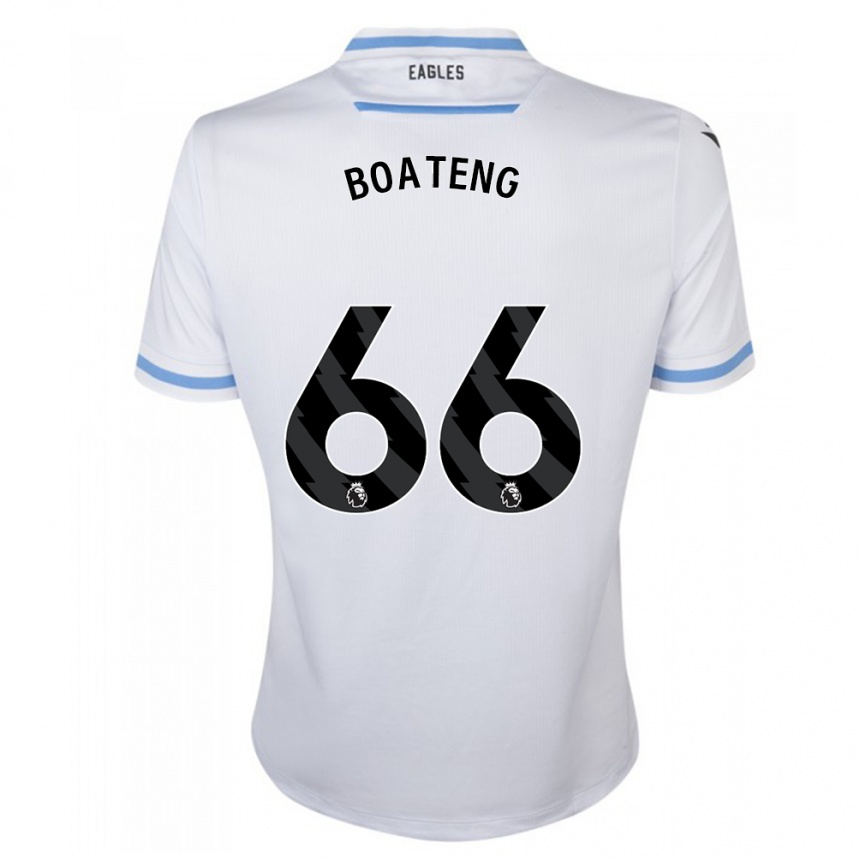 Niño Fútbol Camiseta David Boateng #66 Blanco 2ª Equipación 2023/24