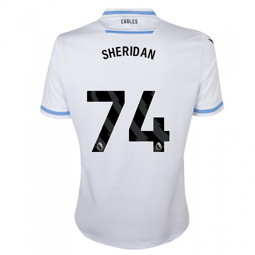 Niño Fútbol Camiseta Joe Sheridan #74 Blanco 2ª Equipación 2023/24