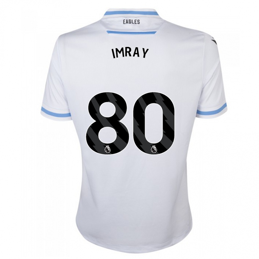 Niño Fútbol Camiseta Danny Imray #80 Blanco 2ª Equipación 2023/24