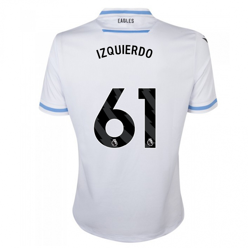 Niño Fútbol Camiseta Jackson Izquierdo #61 Blanco 2ª Equipación 2023/24