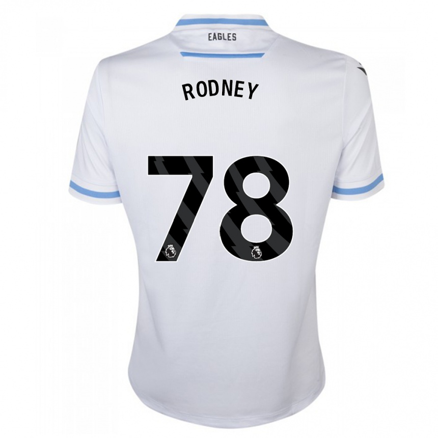 Niño Fútbol Camiseta Kaden Rodney #78 Blanco 2ª Equipación 2023/24