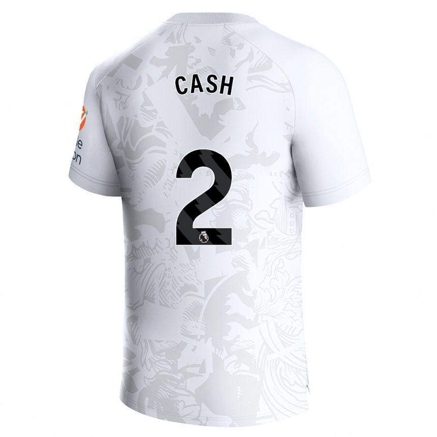 Niño Fútbol Camiseta Matty Cash #2 Blanco 2ª Equipación 2023/24