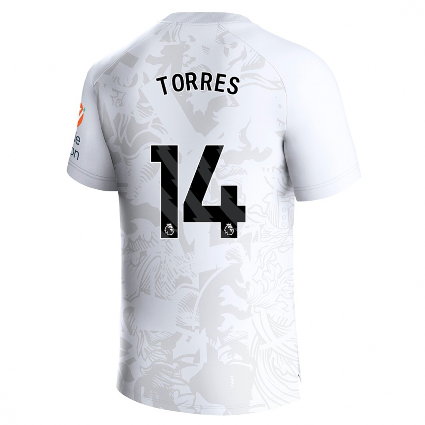 Niño Fútbol Camiseta Pau Torres #14 Blanco 2ª Equipación 2023/24