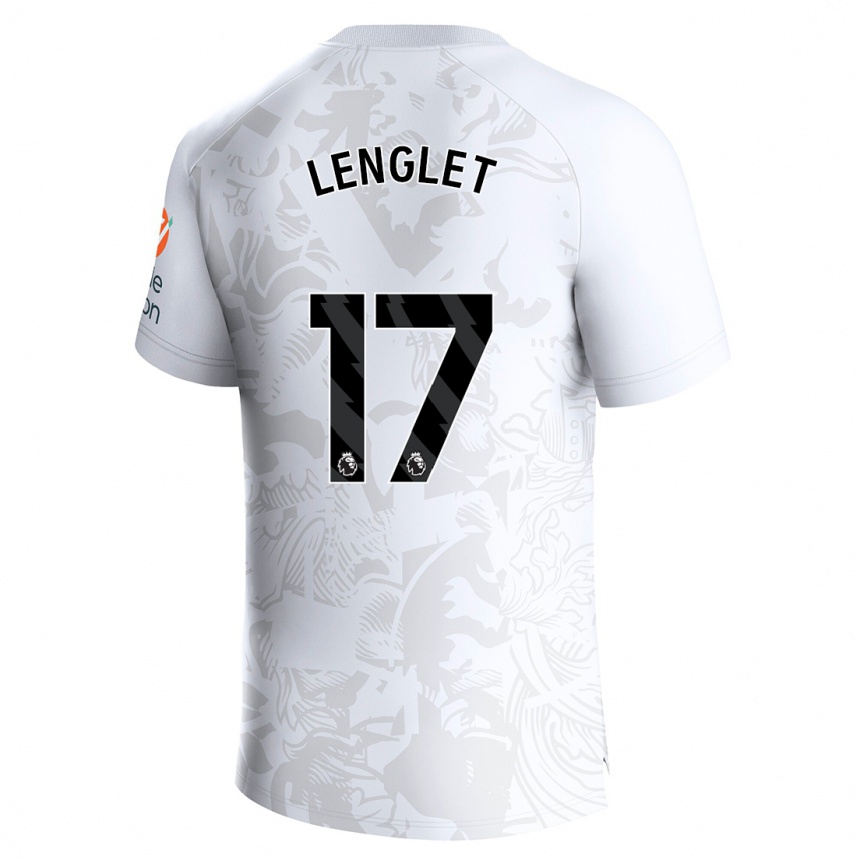 Niño Fútbol Camiseta Clement Lenglet #17 Blanco 2ª Equipación 2023/24