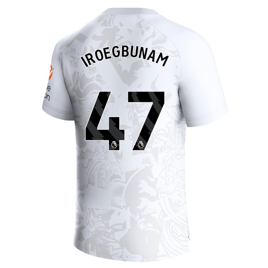 Niño Fútbol Camiseta Tim Iroegbunam #47 Blanco 2ª Equipación 2023/24