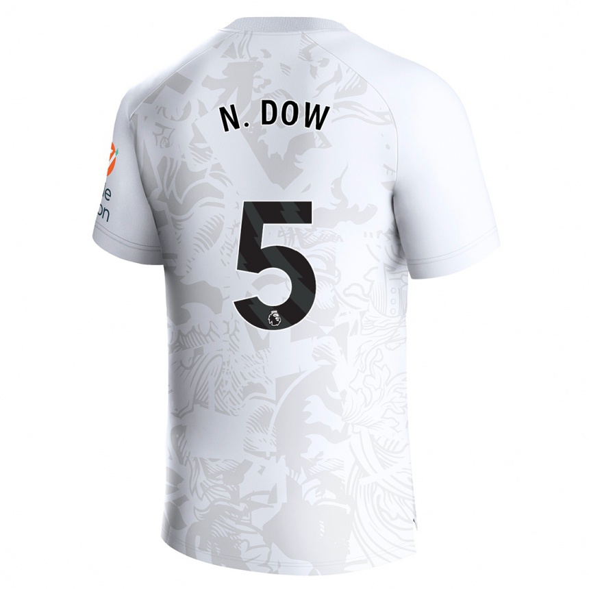 Niño Fútbol Camiseta Elisha N'dow #5 Blanco 2ª Equipación 2023/24