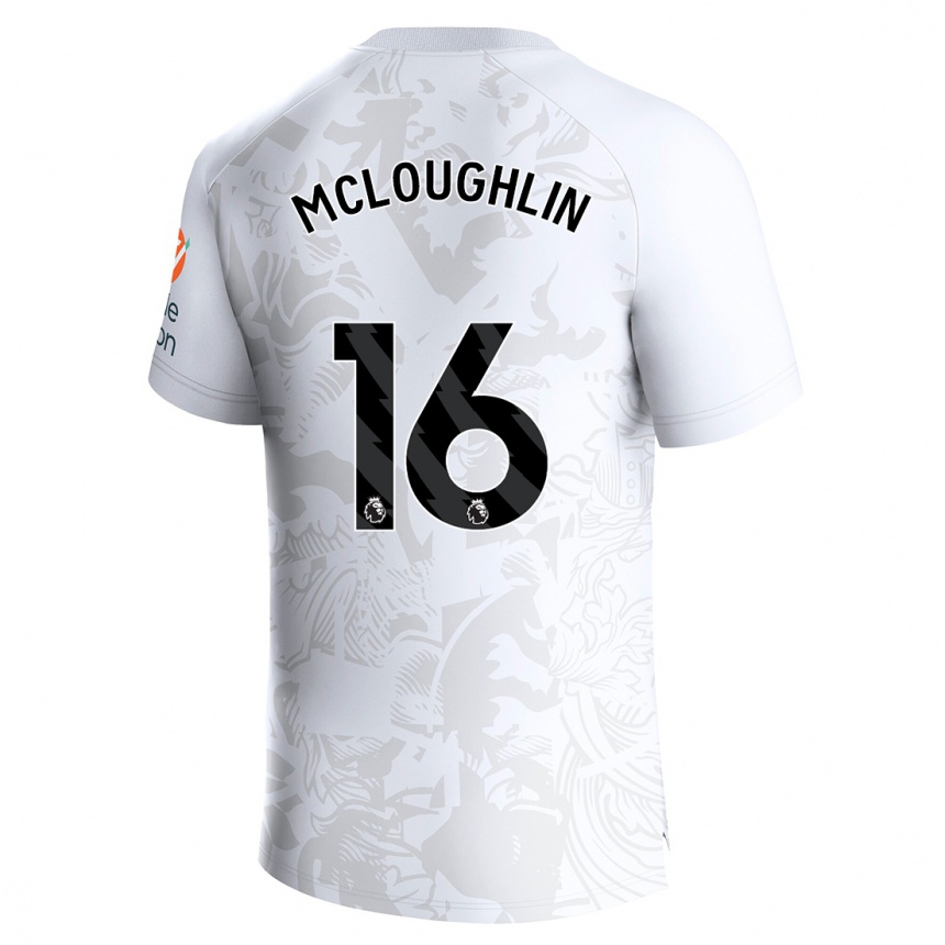 Niño Fútbol Camiseta Olivia Mcloughlin #16 Blanco 2ª Equipación 2023/24