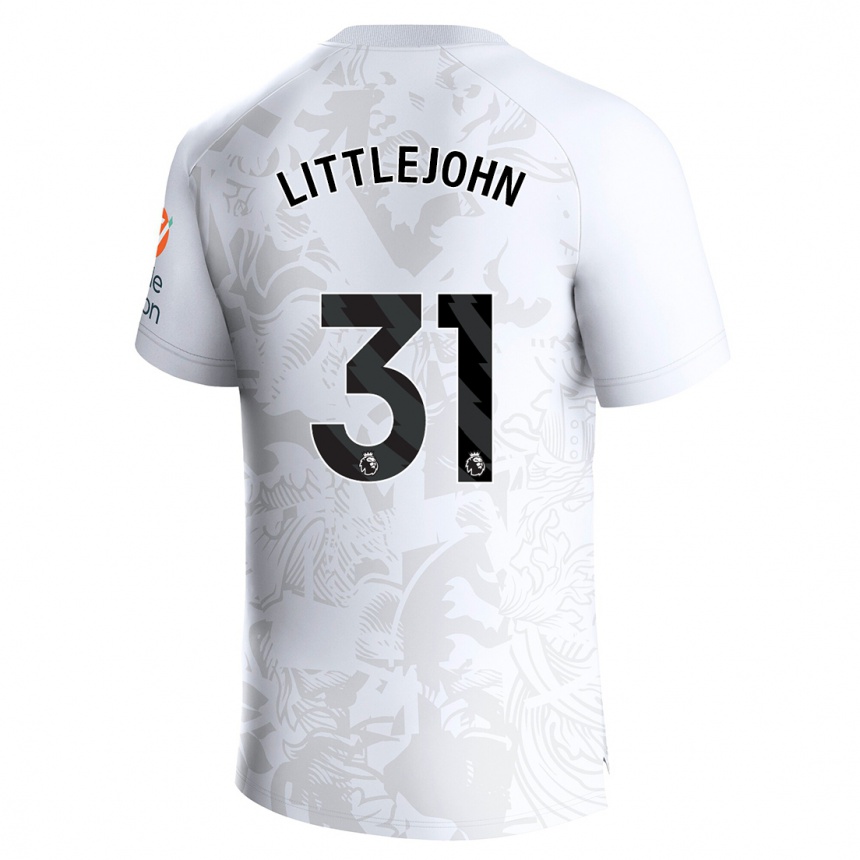 Niño Fútbol Camiseta Ruesha Littlejohn #31 Blanco 2ª Equipación 2023/24