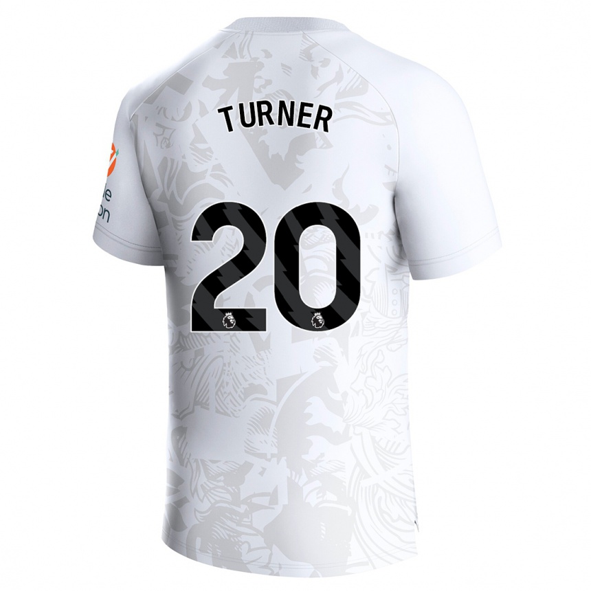 Niño Fútbol Camiseta Danielle Turner #20 Blanco 2ª Equipación 2023/24