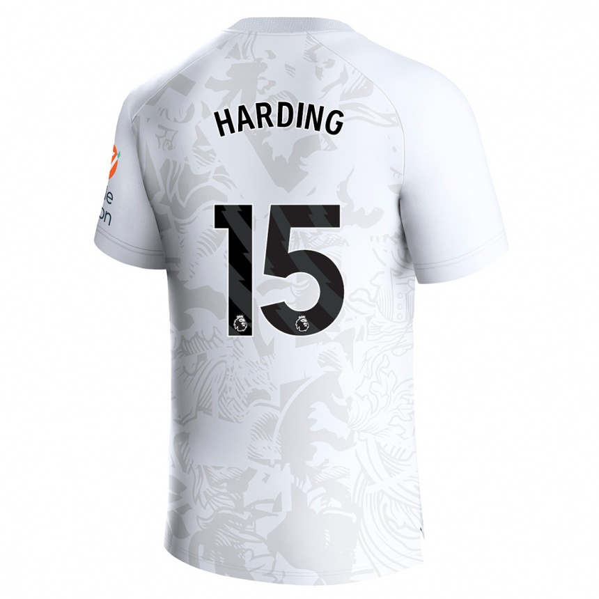 Niño Fútbol Camiseta Natasha Harding #15 Blanco 2ª Equipación 2023/24