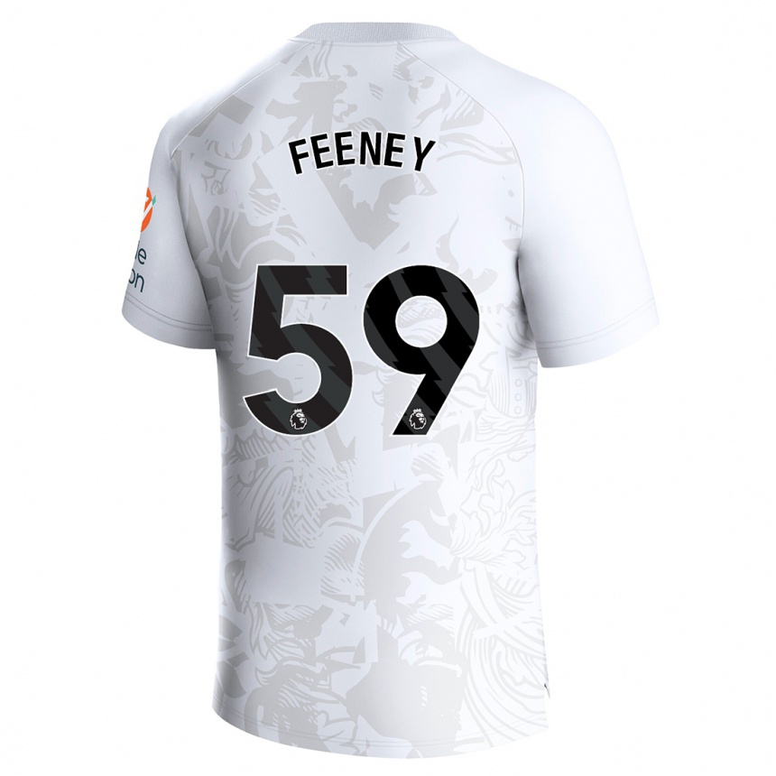 Niño Fútbol Camiseta Josh Feeney #59 Blanco 2ª Equipación 2023/24