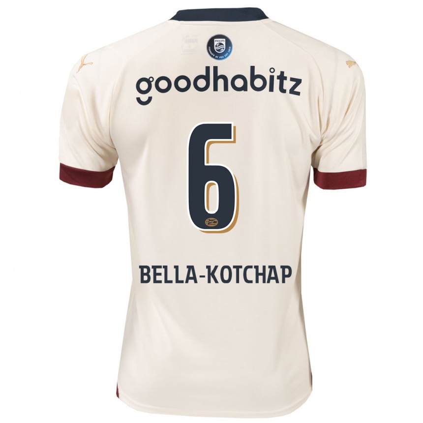 Niño Fútbol Camiseta Armel Bella-Kotchap #6 Blanquecino 2ª Equipación 2023/24