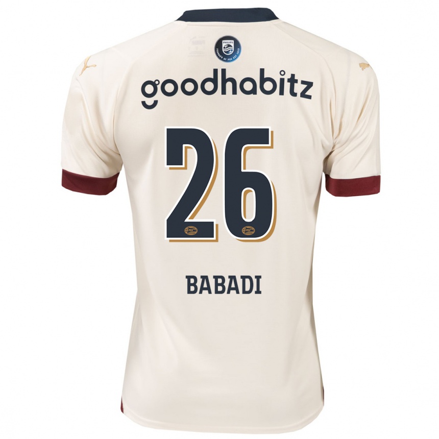 Niño Fútbol Camiseta Isaac Babadi #26 Blanquecino 2ª Equipación 2023/24