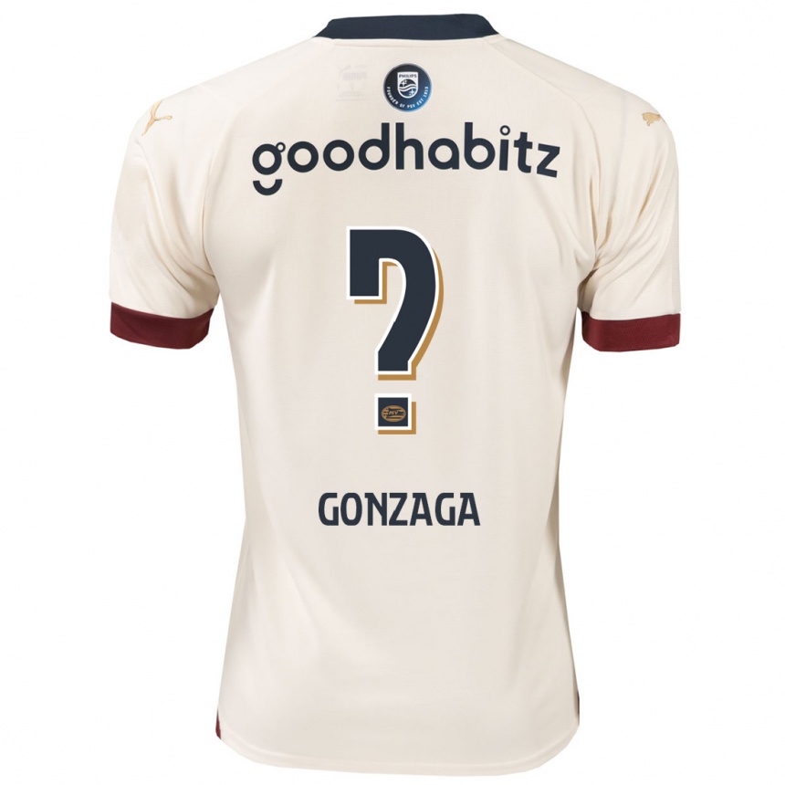 Niño Fútbol Camiseta Jamal Gonzaga #0 Blanquecino 2ª Equipación 2023/24