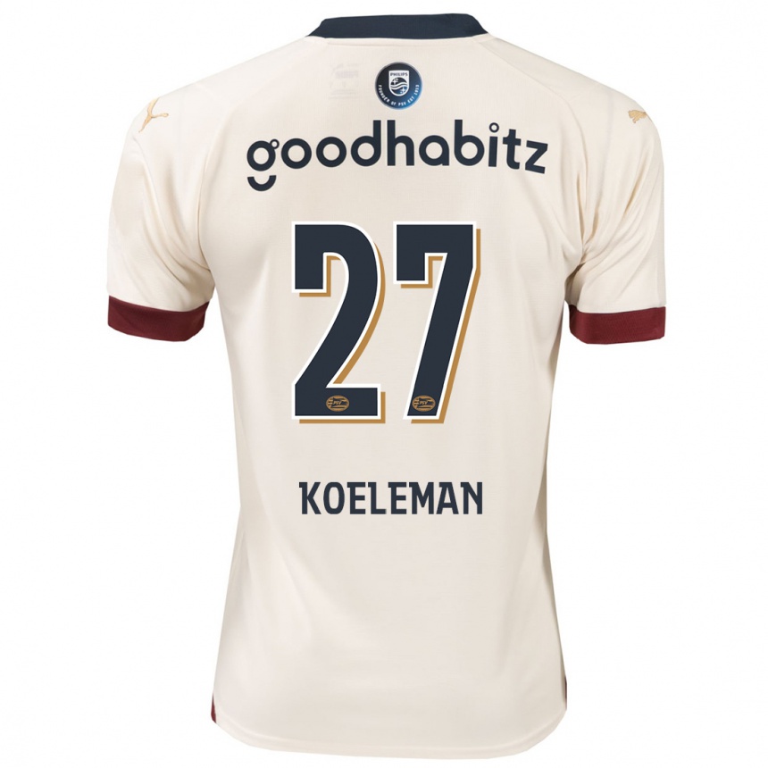 Niño Fútbol Camiseta Senna Koeleman #27 Blanquecino 2ª Equipación 2023/24