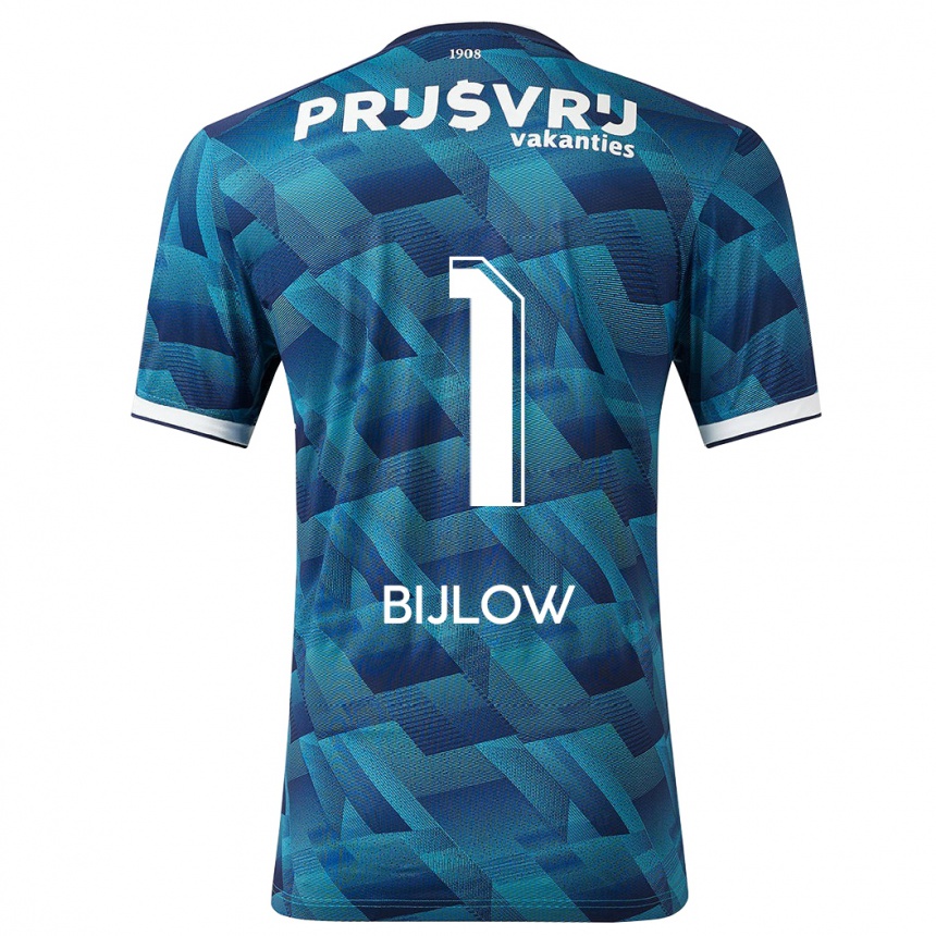 Niño Fútbol Camiseta Justin Bijlow #1 Azul 2ª Equipación 2023/24