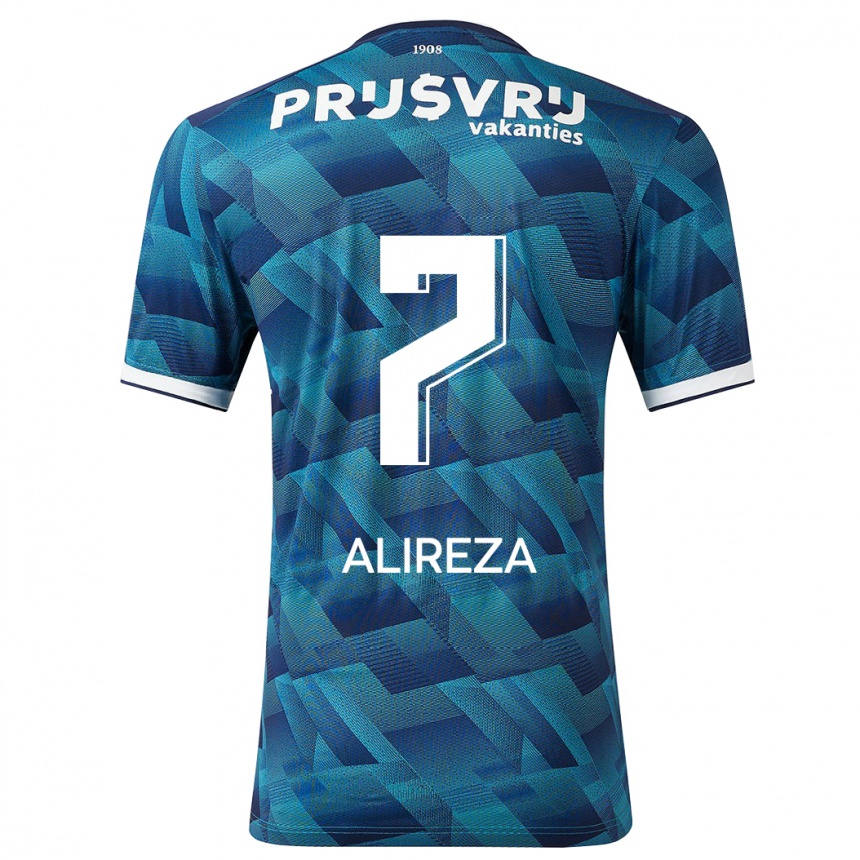 Niño Fútbol Camiseta Alireza Jahanbakhsh #7 Azul 2ª Equipación 2023/24