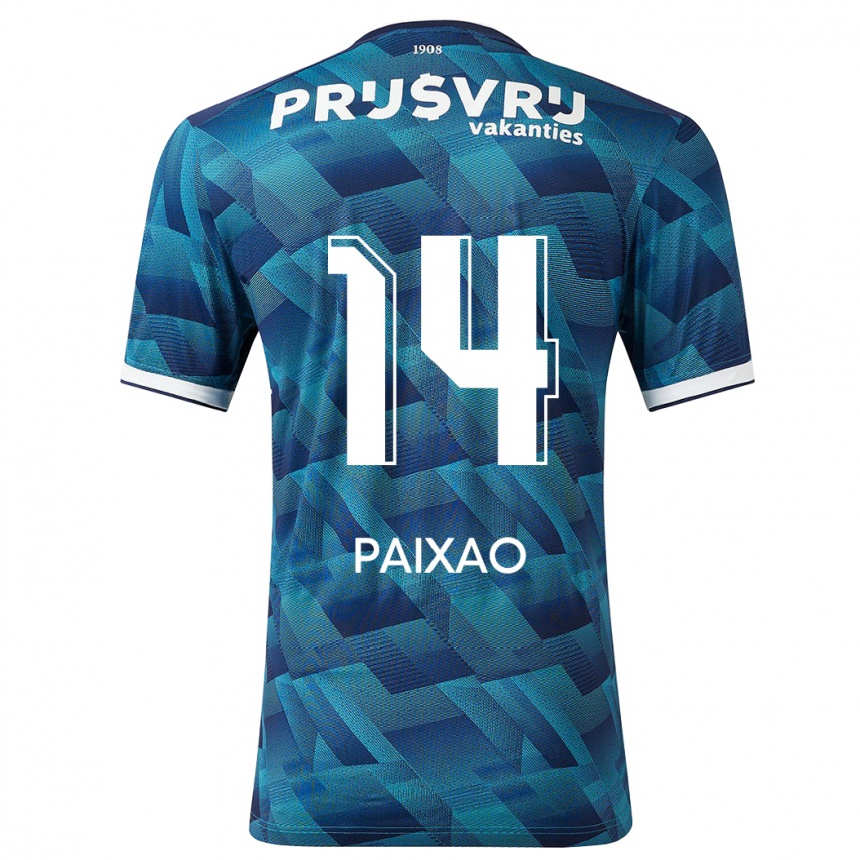 Niño Fútbol Camiseta Igor Paixão #14 Azul 2ª Equipación 2023/24