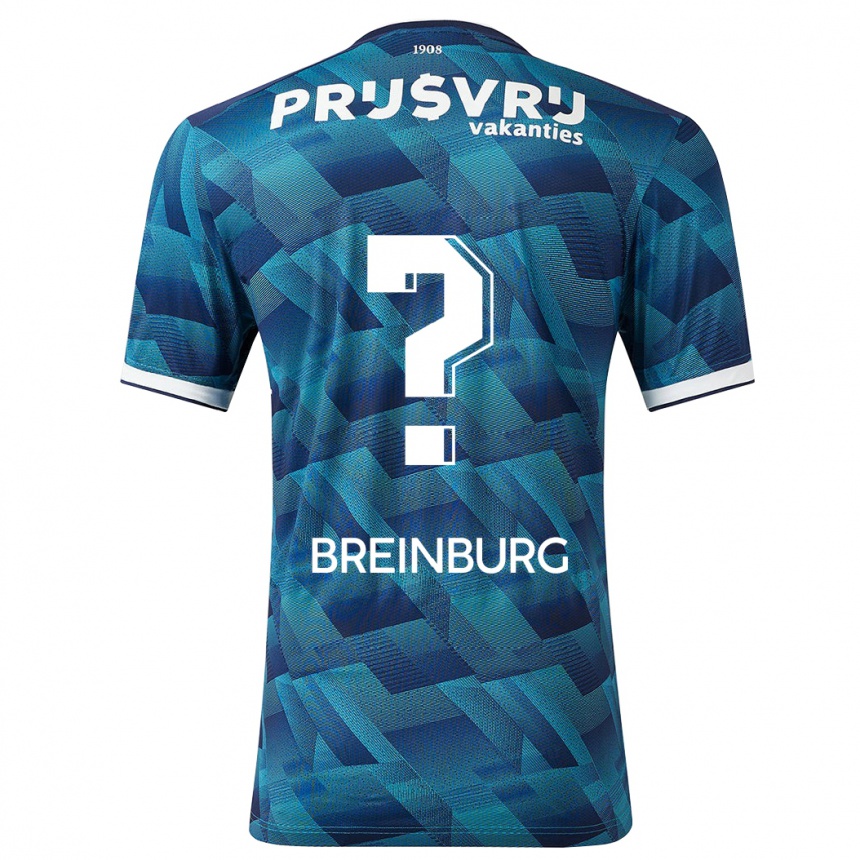 Niño Fútbol Camiseta Rainey Breinburg #0 Azul 2ª Equipación 2023/24