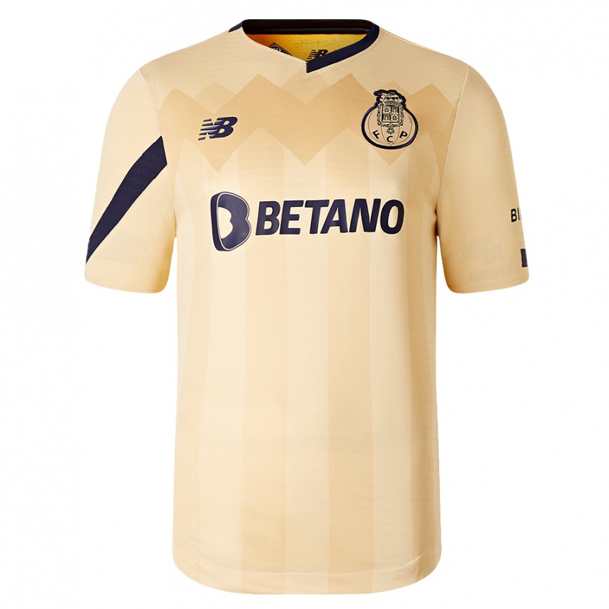 Niño Fútbol Camiseta Rodrigo Fernandes #62 Beige-Dorado 2ª Equipación 2023/24