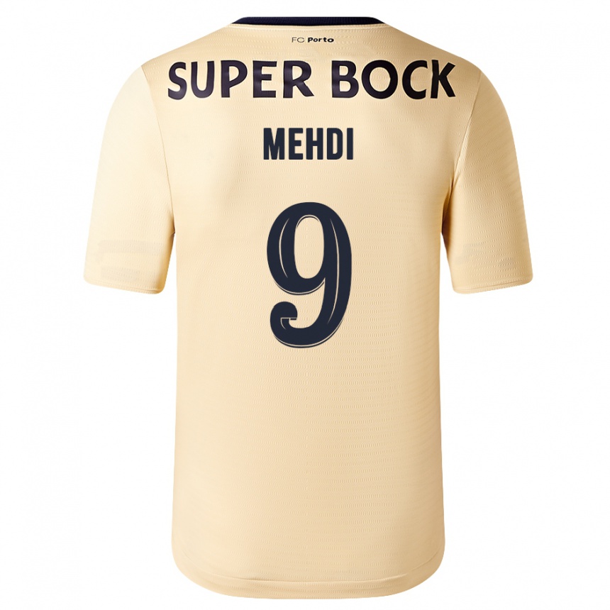 Niño Fútbol Camiseta Mehdi Taremi #9 Beige-Dorado 2ª Equipación 2023/24