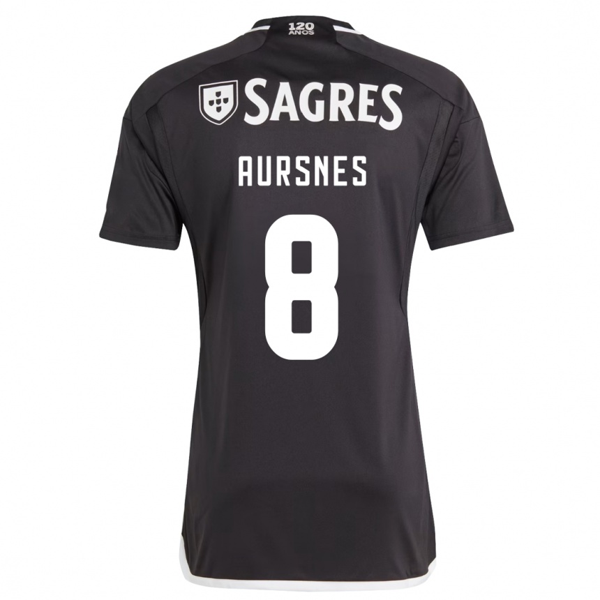 Niño Fútbol Camiseta Fredrik Aursnes #8 Negro 2ª Equipación 2023/24