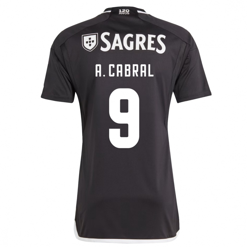 Niño Fútbol Camiseta Arthur Cabral #9 Negro 2ª Equipación 2023/24