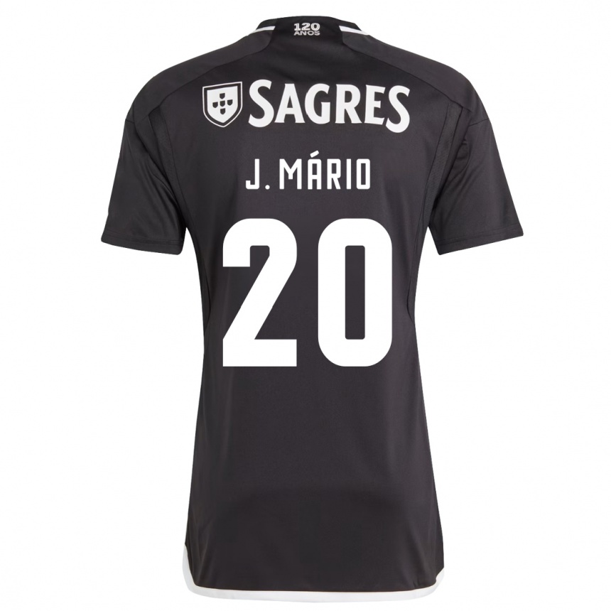 Niño Fútbol Camiseta João Mário #20 Negro 2ª Equipación 2023/24