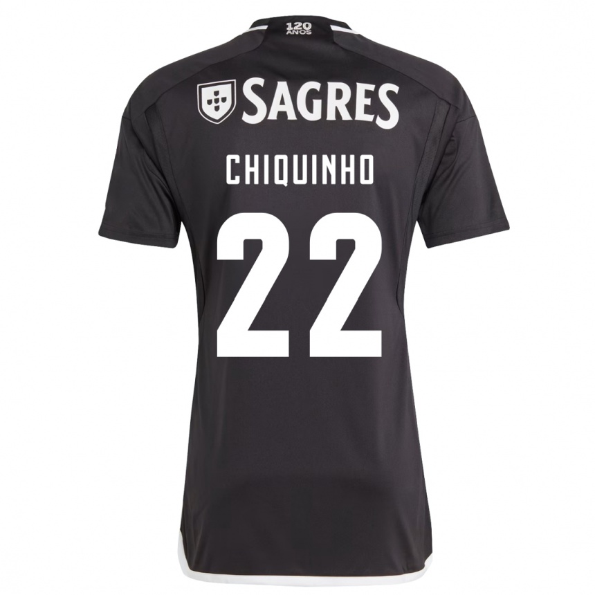 Niño Fútbol Camiseta Chiquinho #22 Negro 2ª Equipación 2023/24