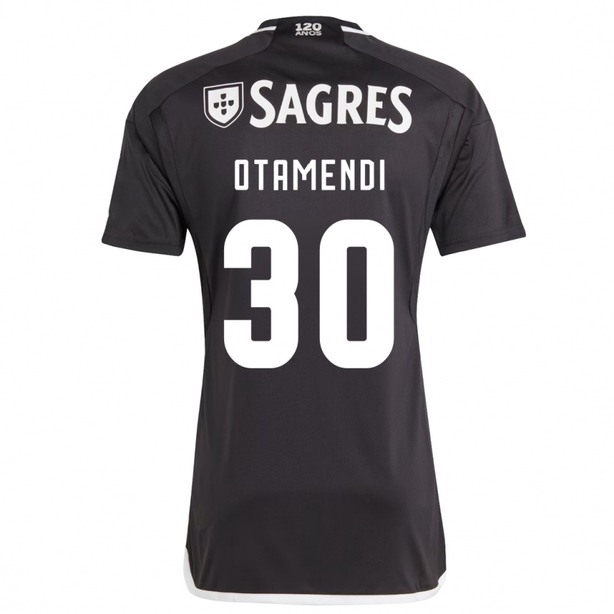 Niño Fútbol Camiseta Nicolás Otamendi #30 Negro 2ª Equipación 2023/24