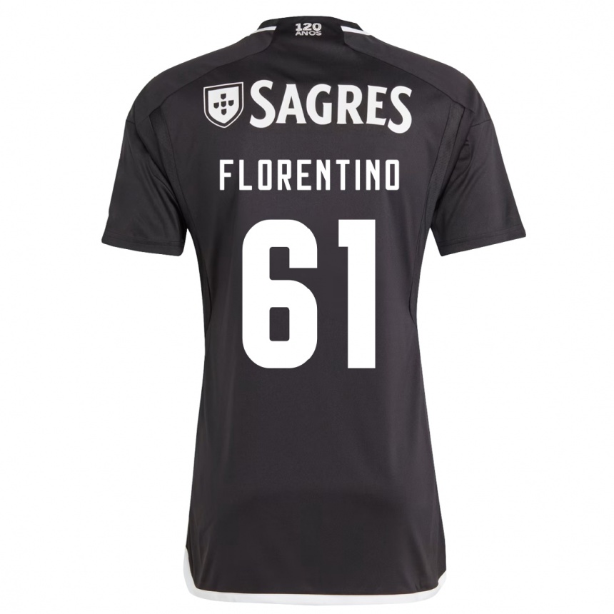 Niño Fútbol Camiseta Florentino #61 Negro 2ª Equipación 2023/24