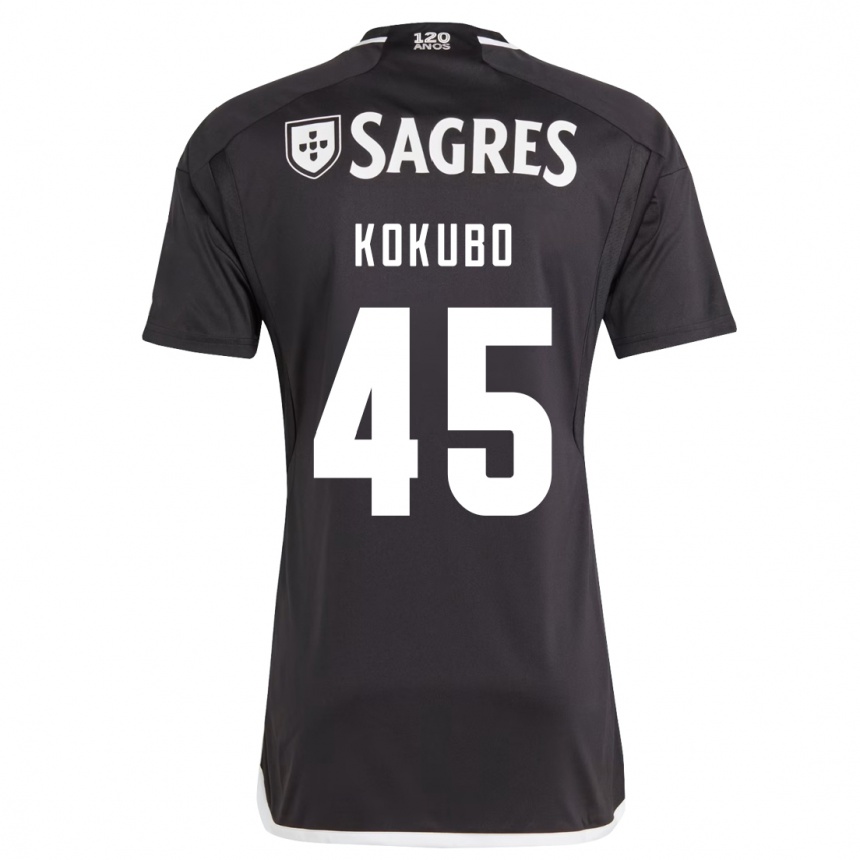 Niño Fútbol Camiseta Leo Kokubo #45 Negro 2ª Equipación 2023/24