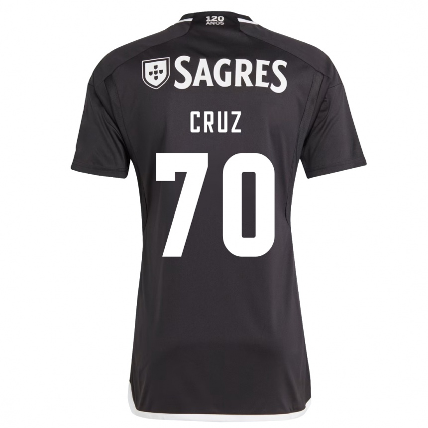 Niño Fútbol Camiseta Filipe Cruz #70 Negro 2ª Equipación 2023/24