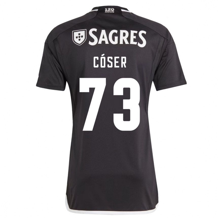 Niño Fútbol Camiseta Tiago Cóser #73 Negro 2ª Equipación 2023/24