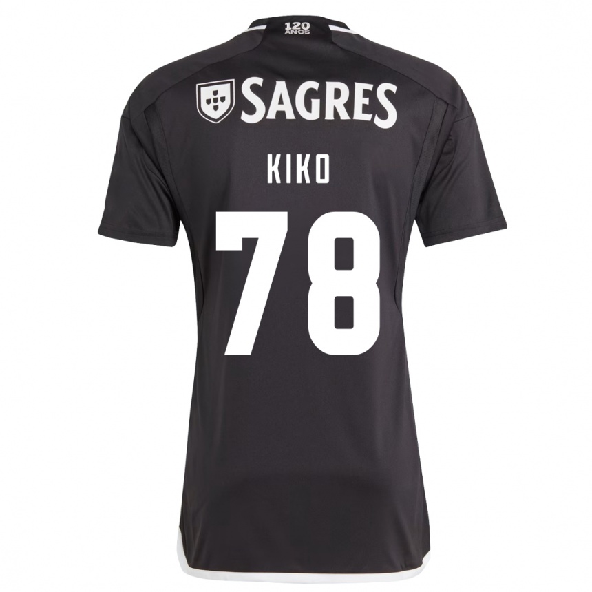 Niño Fútbol Camiseta Kiko #78 Negro 2ª Equipación 2023/24