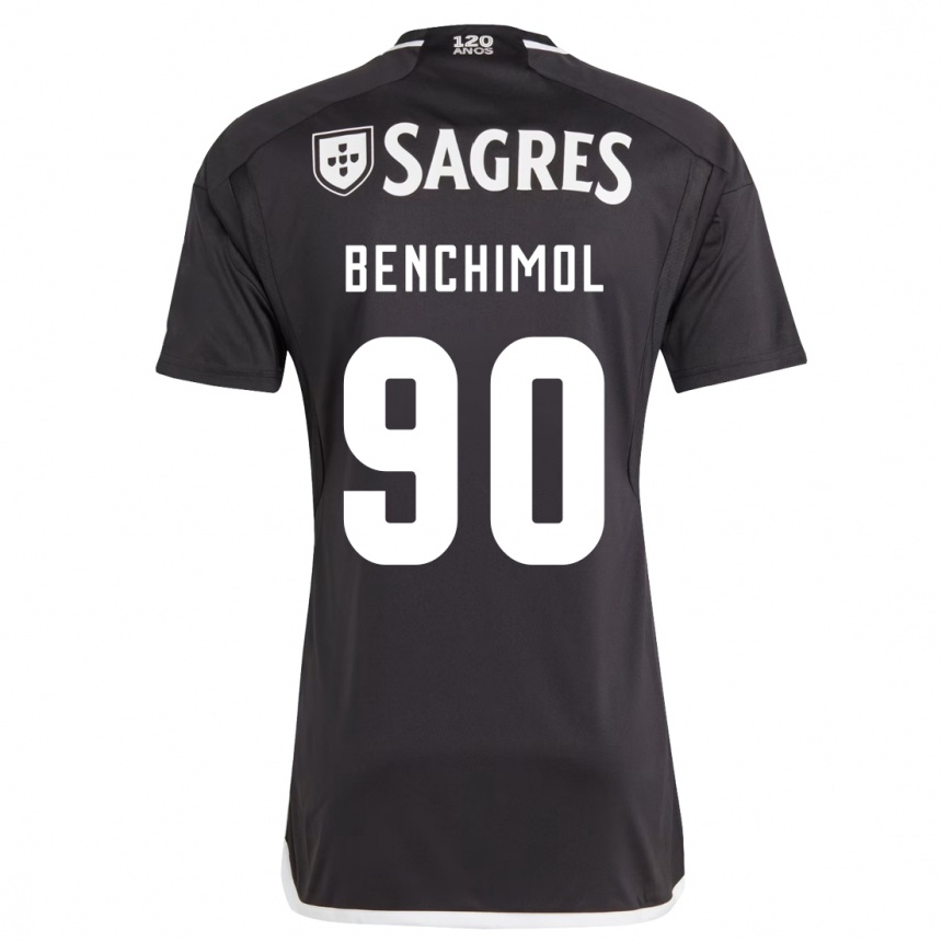 Niño Fútbol Camiseta Benchimol #90 Negro 2ª Equipación 2023/24