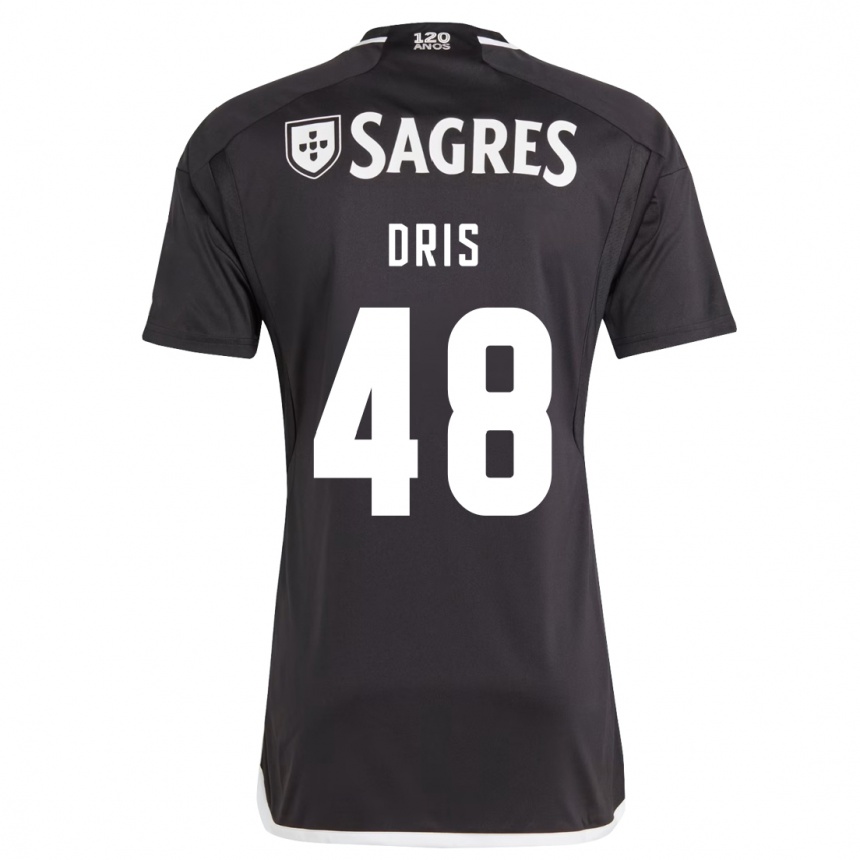 Niño Fútbol Camiseta Sofiane Dris #48 Negro 2ª Equipación 2023/24