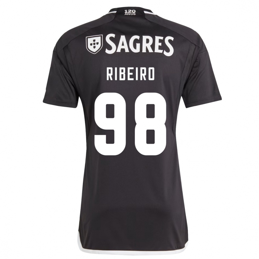 Niño Fútbol Camiseta Ricardo Ribeiro #98 Negro 2ª Equipación 2023/24