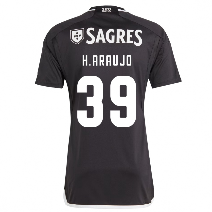 Niño Fútbol Camiseta Henrique Araujo #39 Negro 2ª Equipación 2023/24