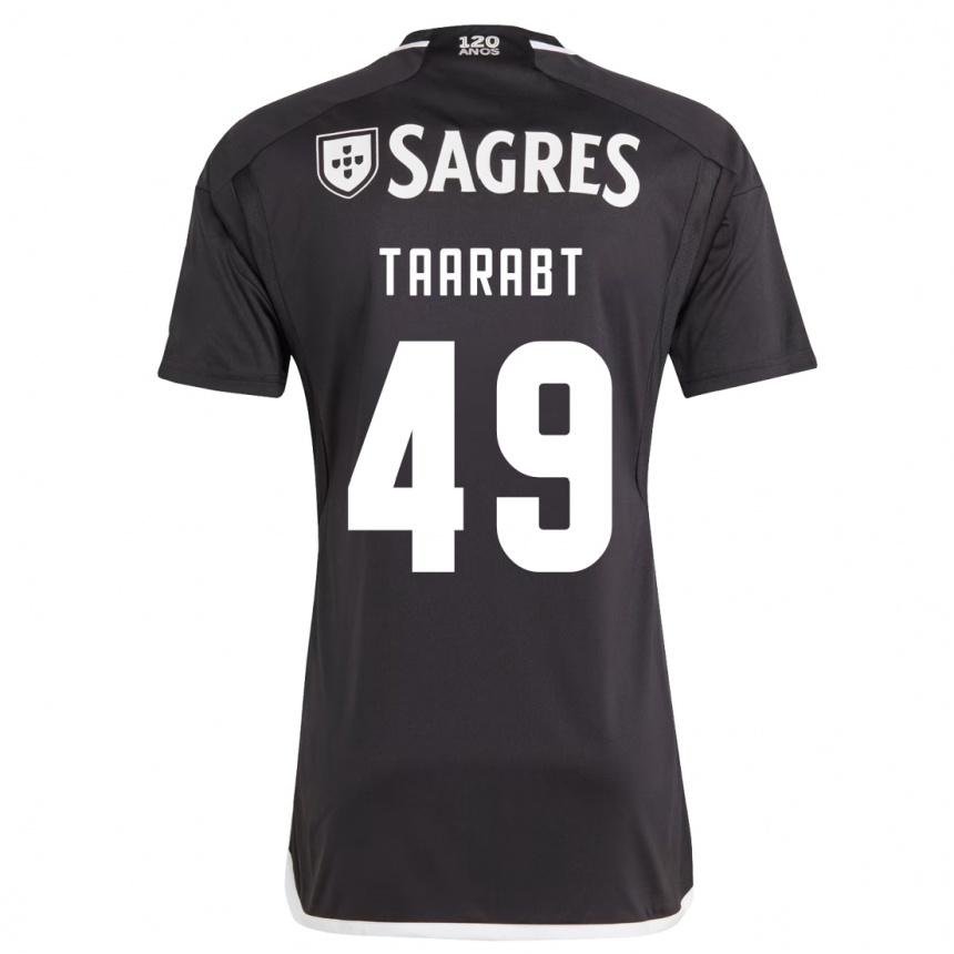 Niño Fútbol Camiseta Adel Taarabt #49 Negro 2ª Equipación 2023/24