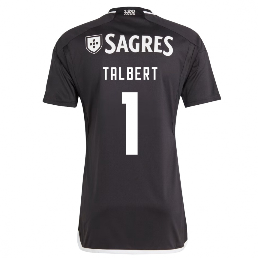 Niño Fútbol Camiseta Katelin Talbert #1 Negro 2ª Equipación 2023/24