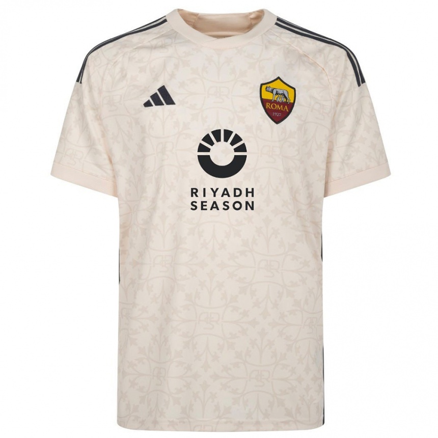 Niño Fútbol Camiseta Su Nombre #0 Blanquecino 2ª Equipación 2023/24