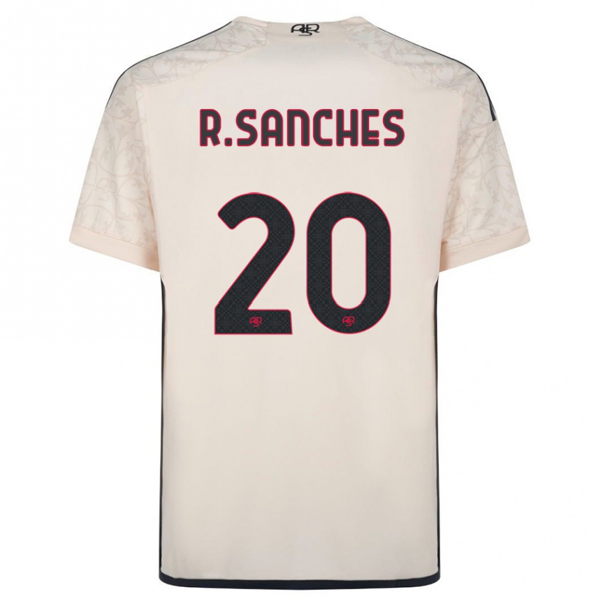 Niño Fútbol Camiseta Renato Sanches #20 Blanquecino 2ª Equipación 2023/24